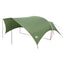 Camping tarp vandafvisende Grøn 690 x 580 x 255 cm