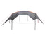 Camping tarp vandafvisende Grå og orange 695 x 580 x 200 cm