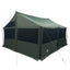 Familietelt Army grøn 450 x 400 x 265 cm Polyester og Stål