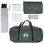 Familietelt Army grøn 600 x 400 x 268 cm Polyester og Stål