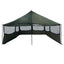 Familietelt Army grøn 600 x 400 x 268 cm Polyester og Stål