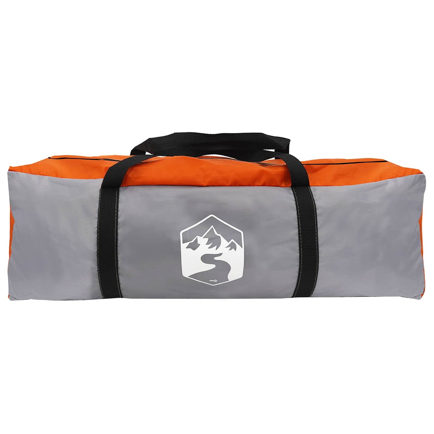 Party Tent Grå og orange 500 x 500 x 350 cm Polyester og Stål