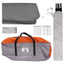 Party Tent Grå og orange 500 x 500 x 350 cm Polyester og Stål