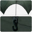 Party Tent Army grøn 500 x 500 x 350 cm Polyester og Stål