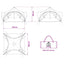 Party Tent Army grøn 500 x 500 x 350 cm Polyester og Stål