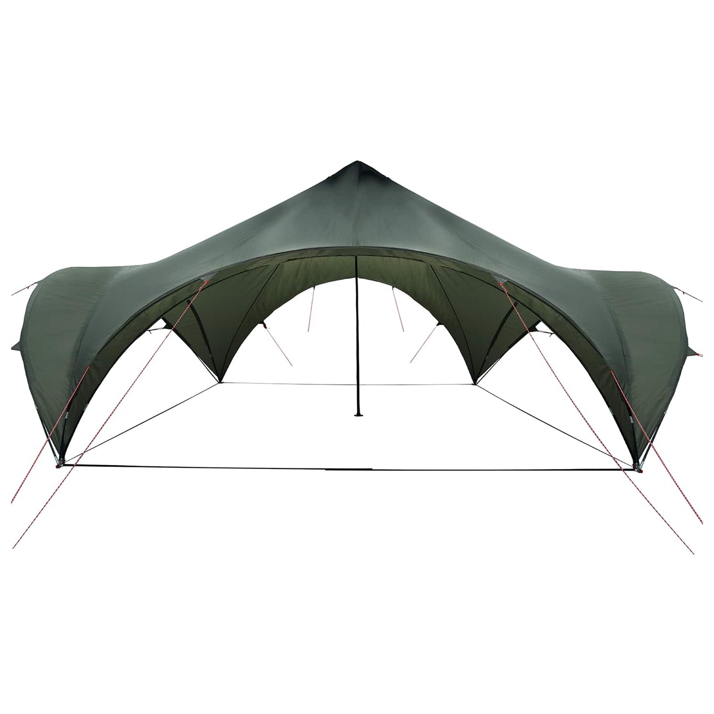 Party Tent Army grøn 600 x 600 x 400 cm Polyester og Stål