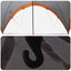 Party Tent Grå og orange 400 x 400 x 320 cm Polyester og Stål