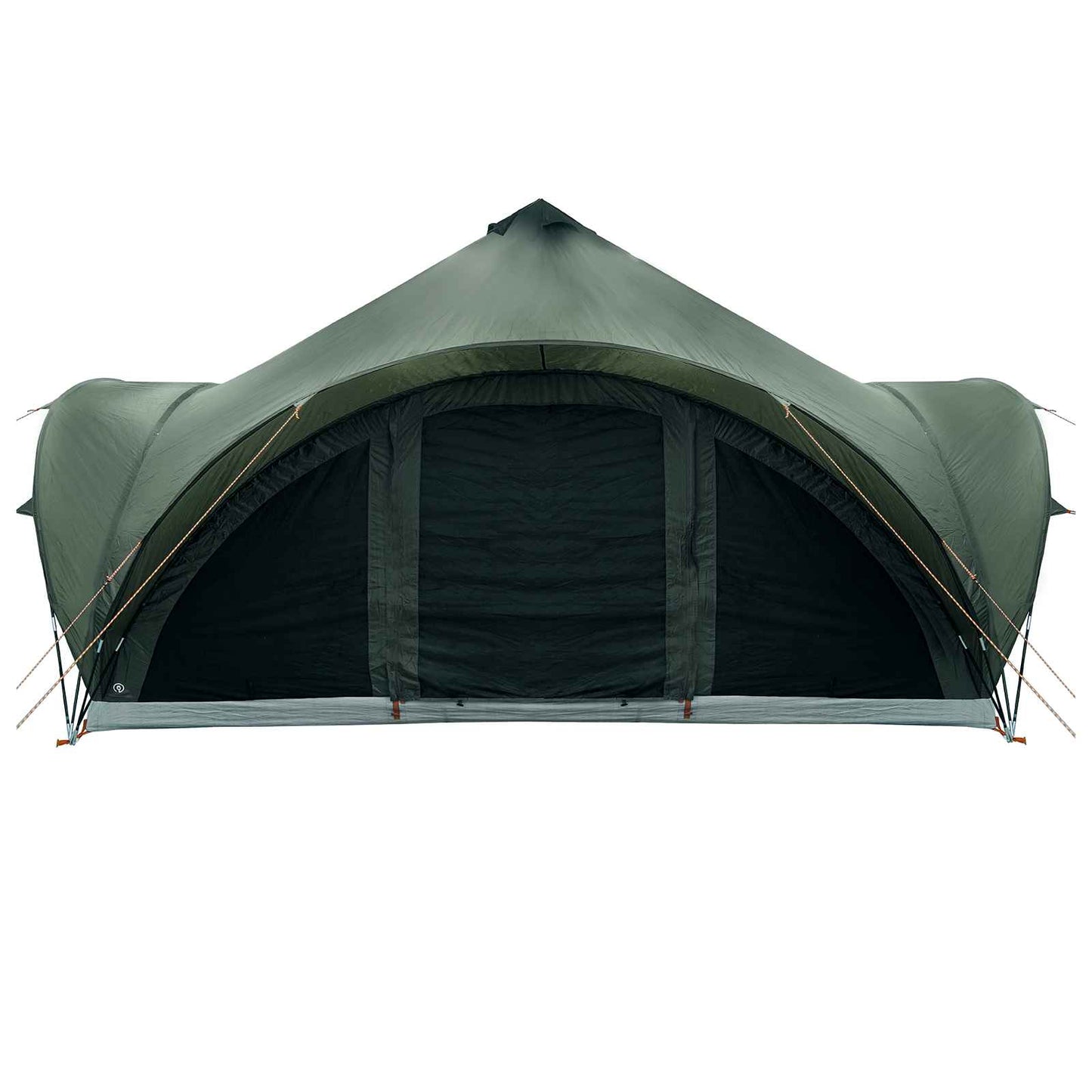 Tipi telt med tag Army grøn 18-Personer Polyester og Stål