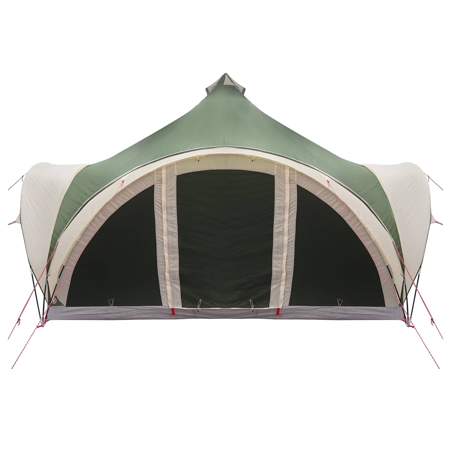 Tipi telt med tag Grøn 6-personers Polyester og Stål