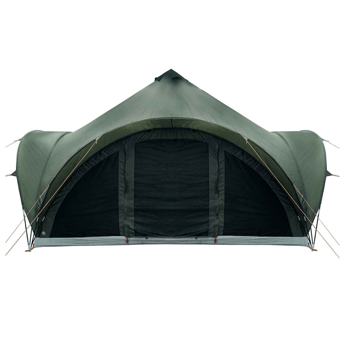 Tipi telt med tag Army grøn 6-personers Polyester og Stål