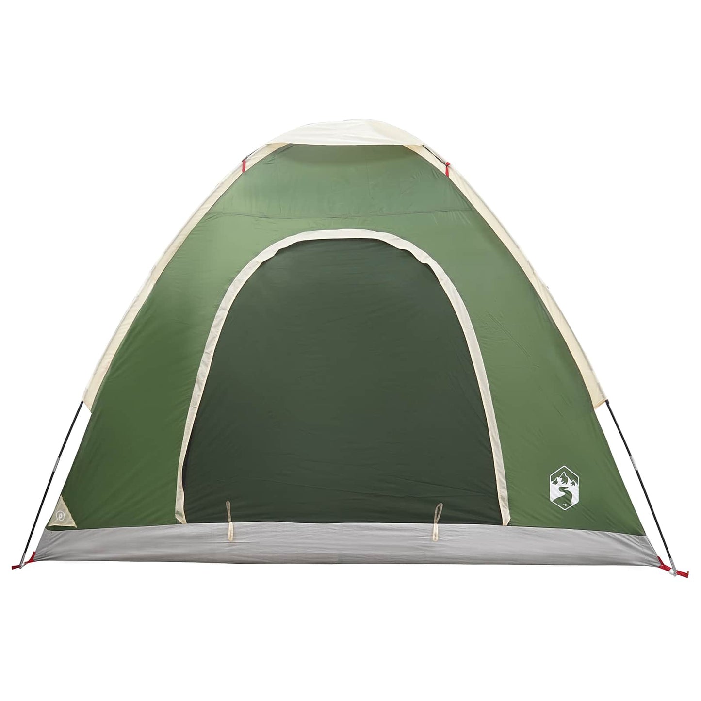 Camping telt med tag med luftventil Grøn 190 x 140 x 105 cm