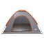 Camping telt med tag Grå og orange 275 x 215 x 125 cm