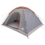 Camping telt med tag Grå og orange 335 x 275 x 180 cm