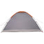 Camping telt med tag Grå og orange 335 x 275 x 180 cm