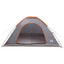 Camping telt med tag Grå og orange 335 x 275 x 180 cm