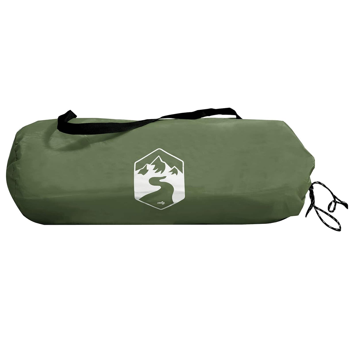 Camping telt med tag Grøn 2-personers Polyester og Stål