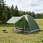 Camping telt med tag Grøn 2-personers Polyester og Stål
