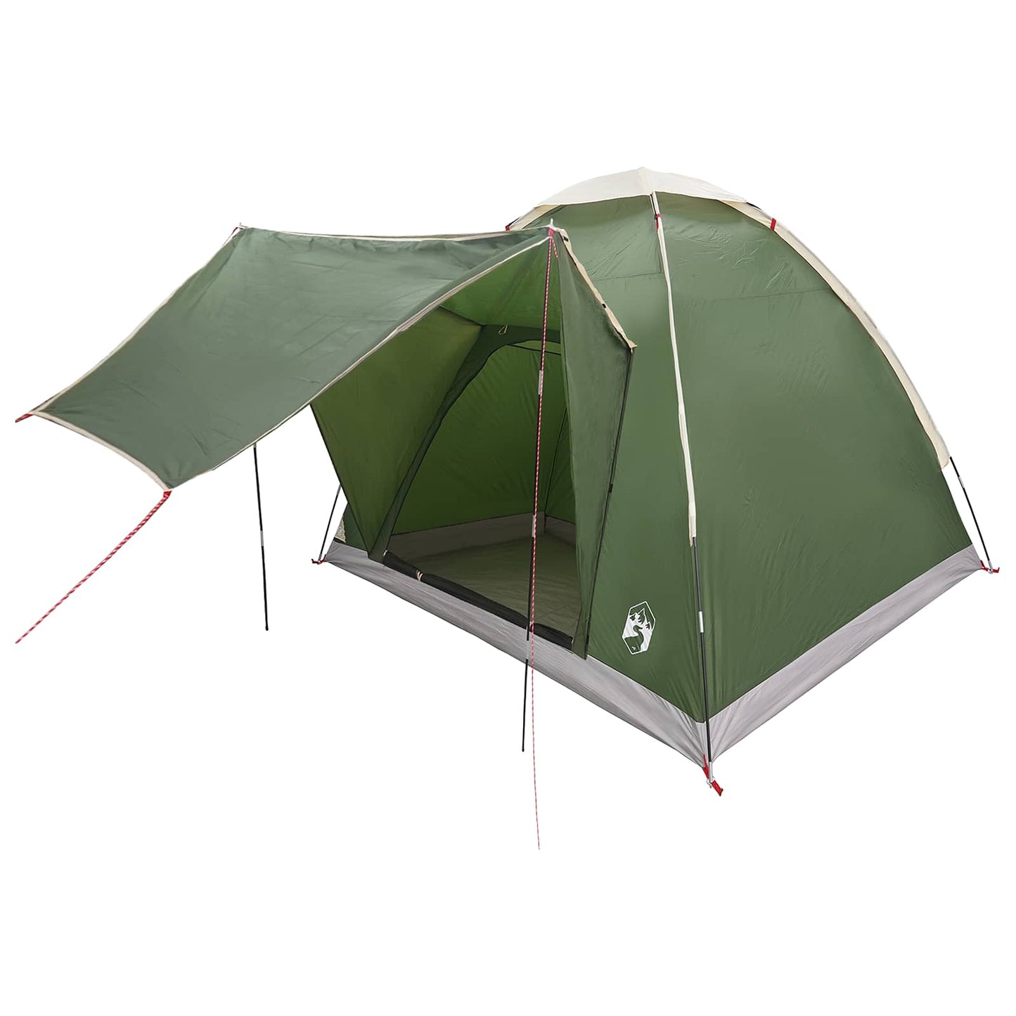Camping telt med tag Grøn 2-personers Polyester og Stål