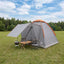 Camping telt Grå og orange 2-personers Polyester og Stål