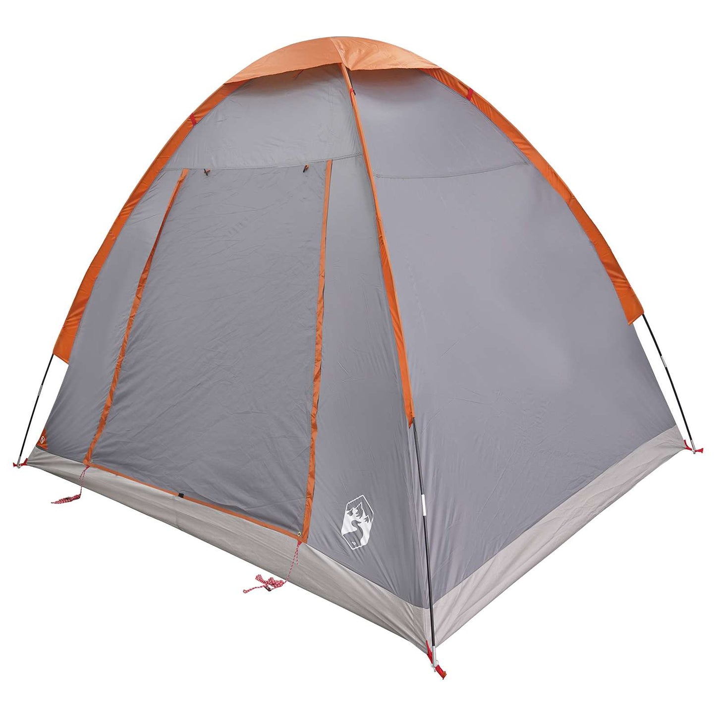 Camping telt Grå og orange 2-personers Polyester og Stål