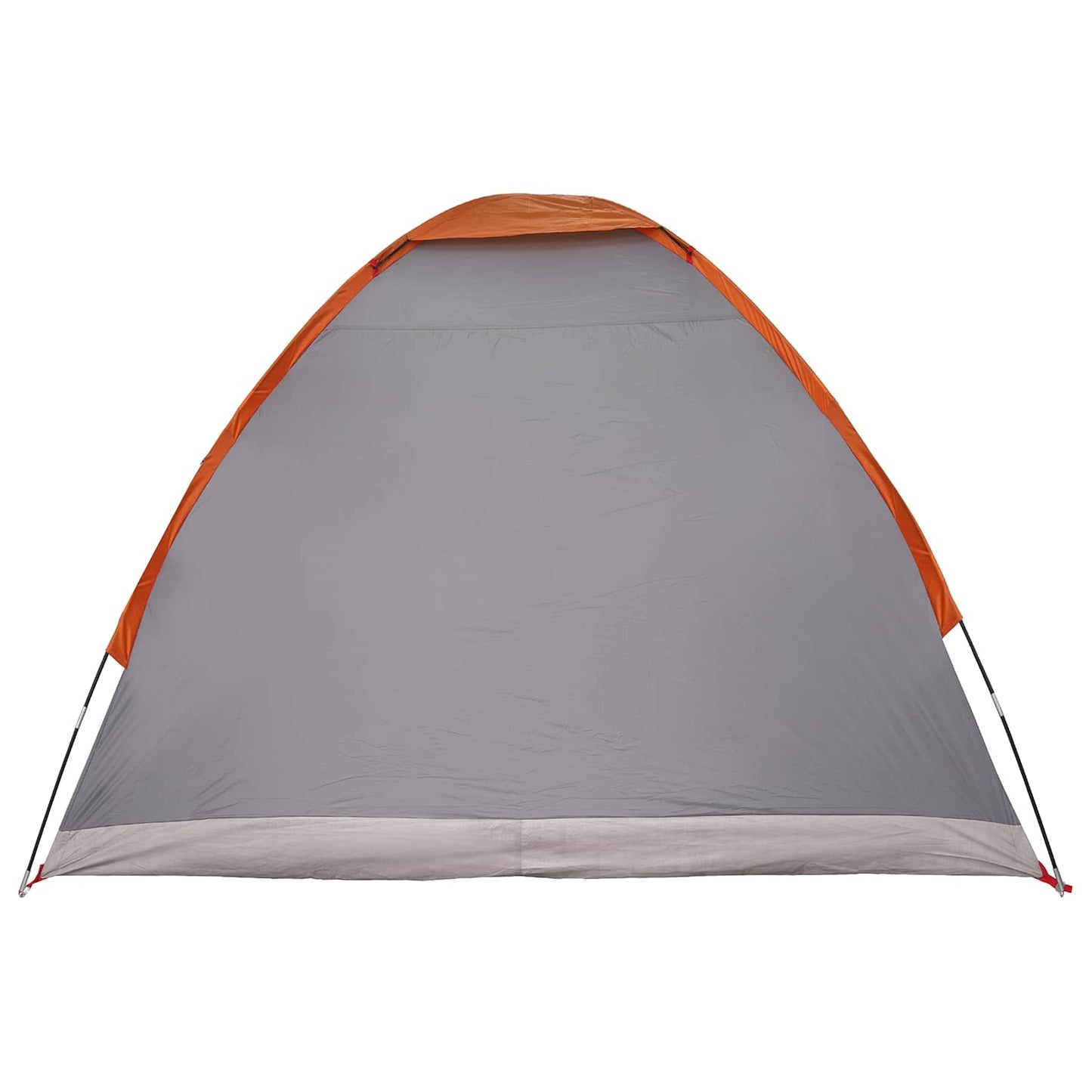Camping telt Grå og orange 2-personers Polyester og Stål