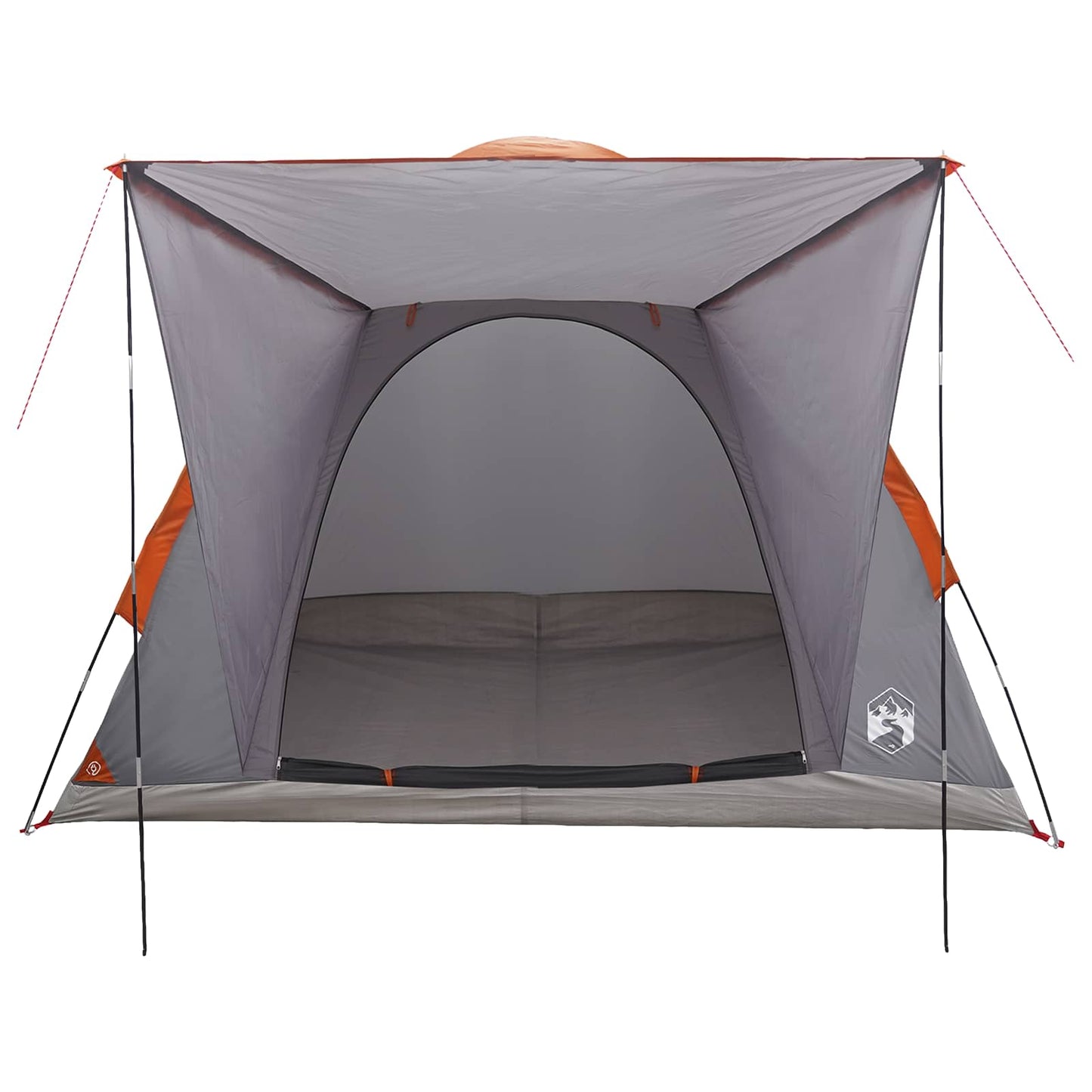 Camping telt Grå og orange 2-personers Polyester og Stål