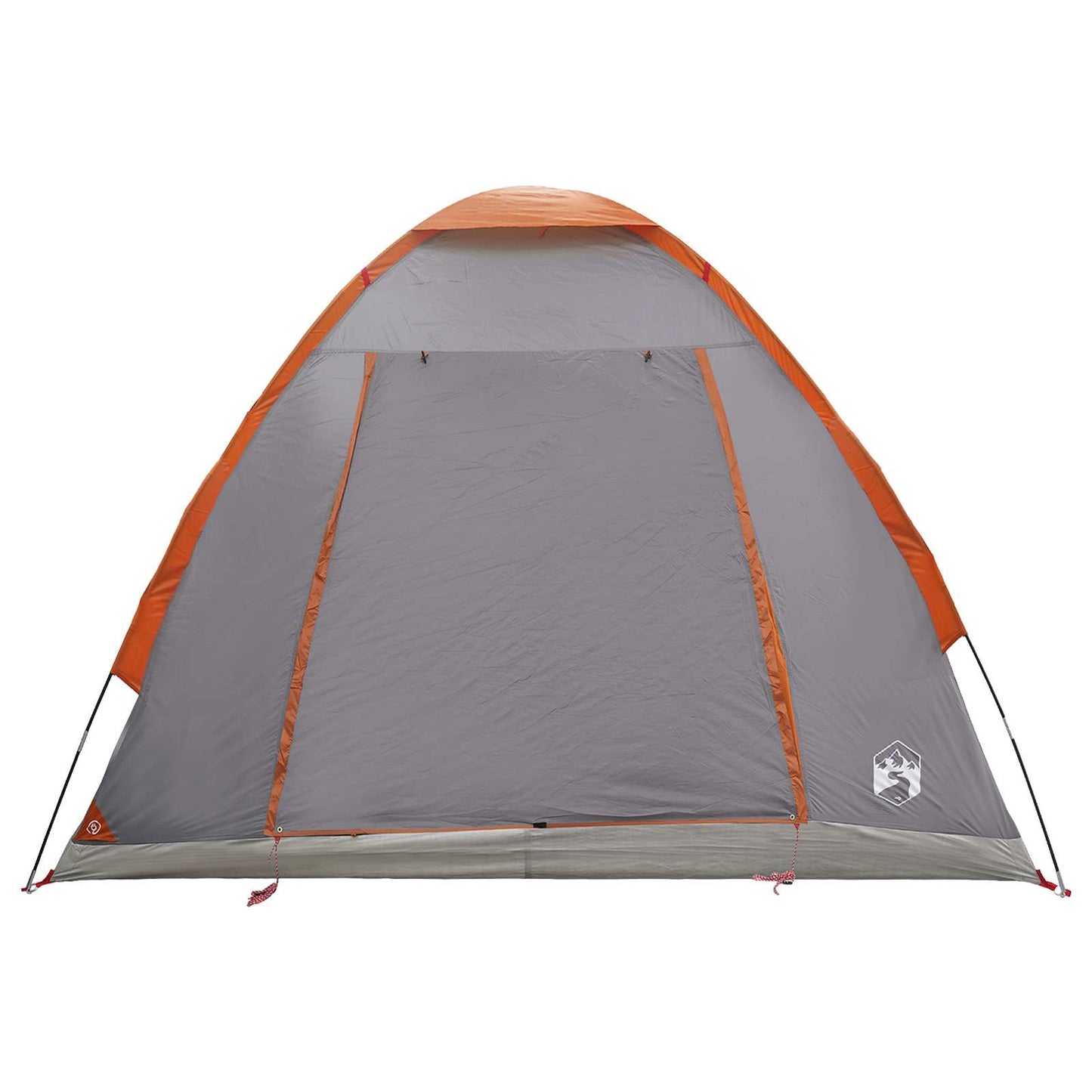 Camping telt Grå og orange 2-personers Polyester og Stål