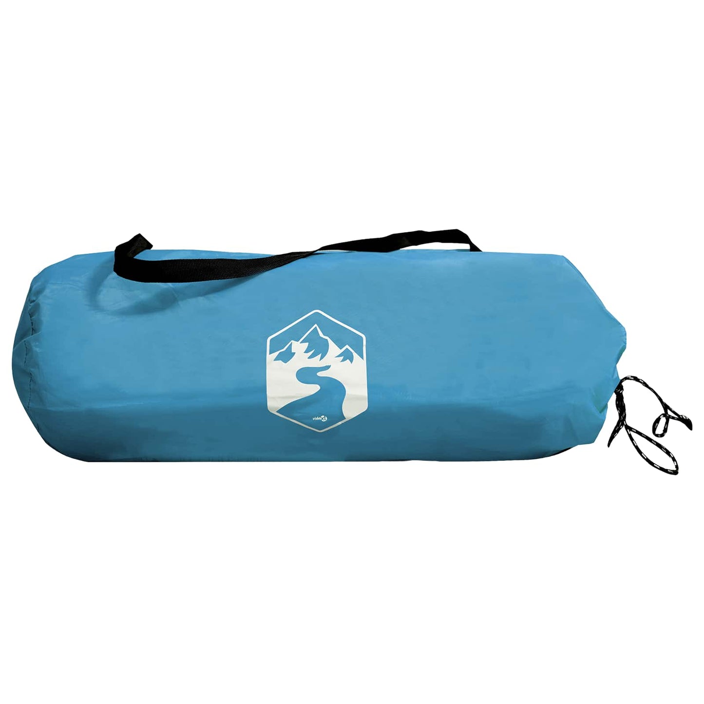 Camping telt med tag Blå 4-personers Polyester og Stål