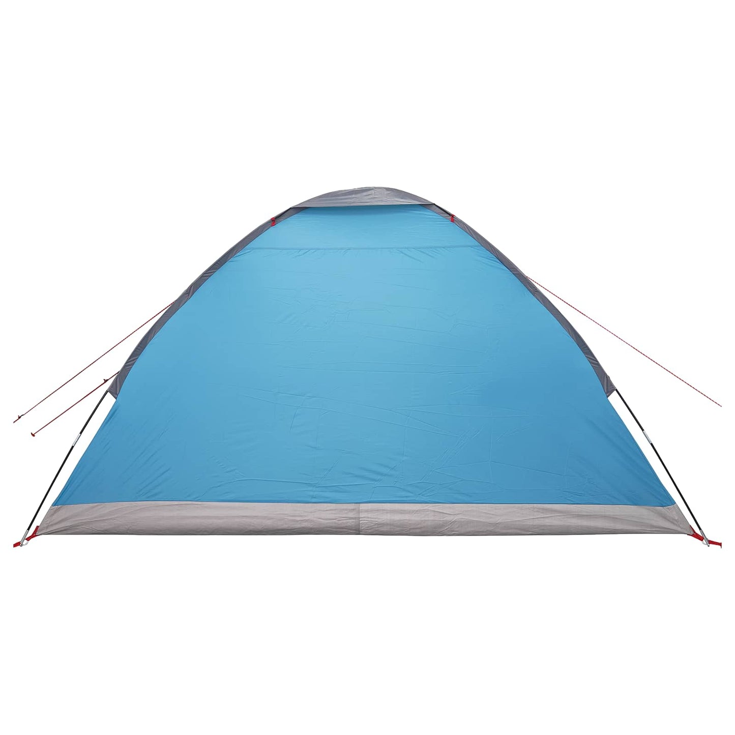 Camping telt med tag Blå 4-personers Polyester og Stål