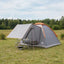 Camping telt Grå og orange 4-personers Polyester og Stål