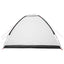 Camping telt Hvid Blackout 275 x 215 x 125 cm Polyester og Stål