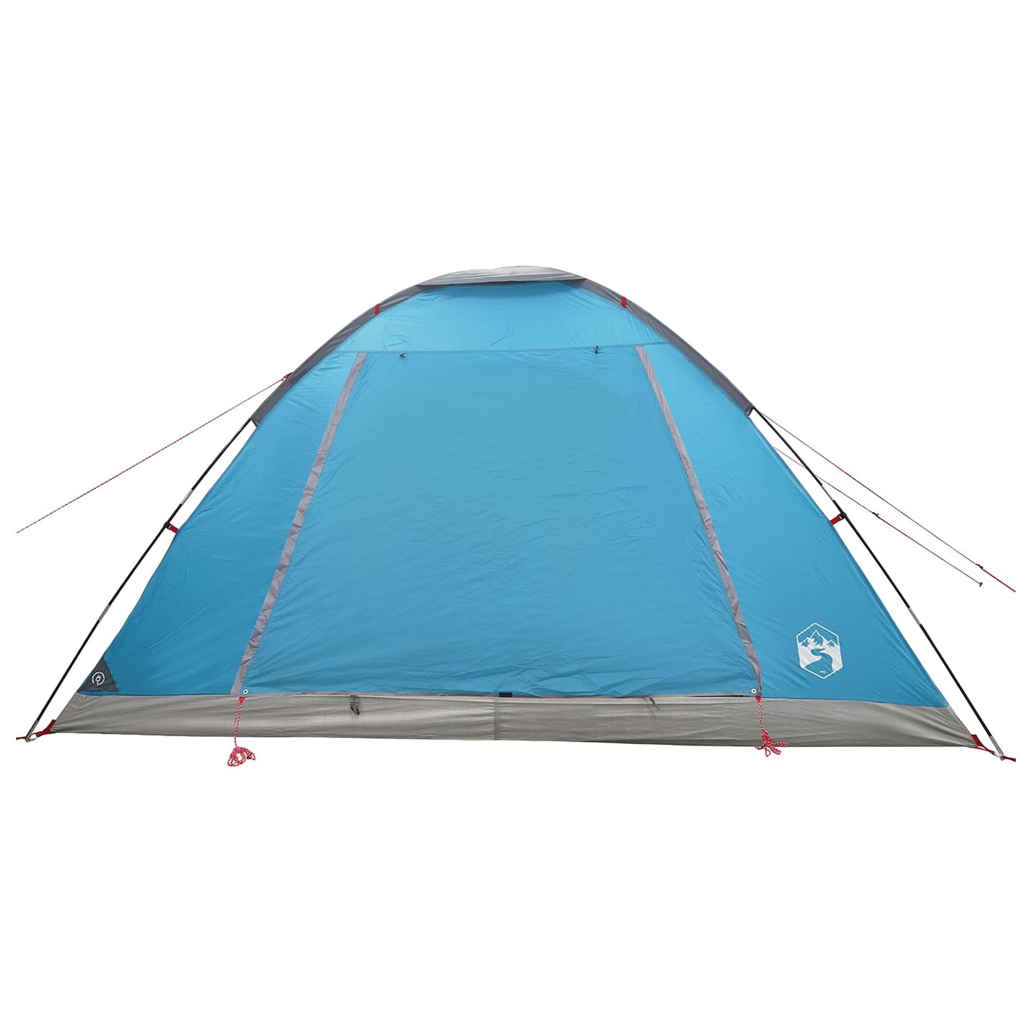 Camping telt med tag Blå 6-personers Polyester og Stål