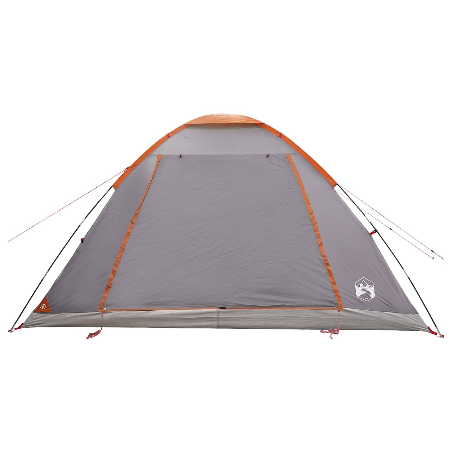 Camping telt Grå og orange 6-personers Polyester og Stål