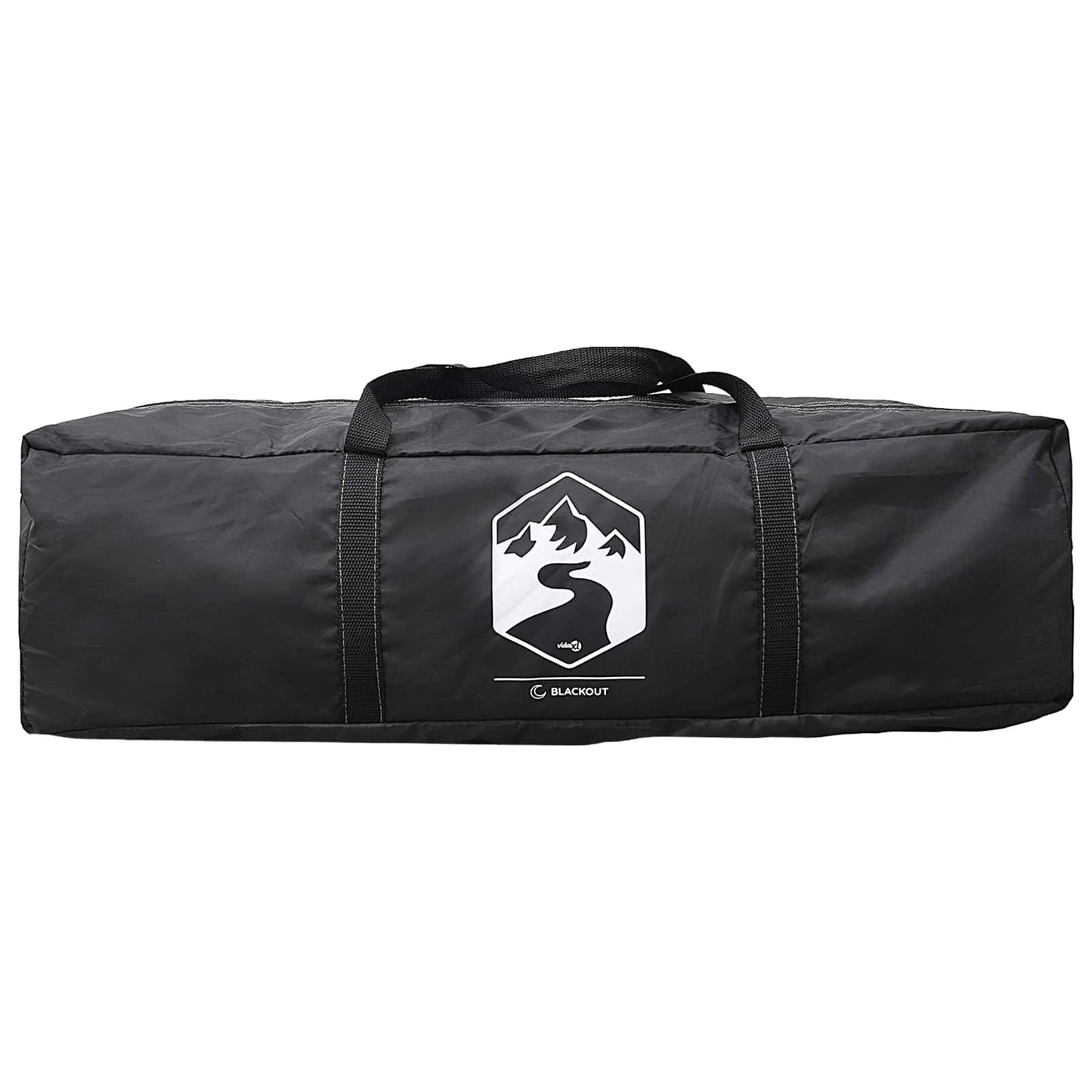 Camping telt Hvid Blackout 335 x 275 x 180 cm Polyester og Stål