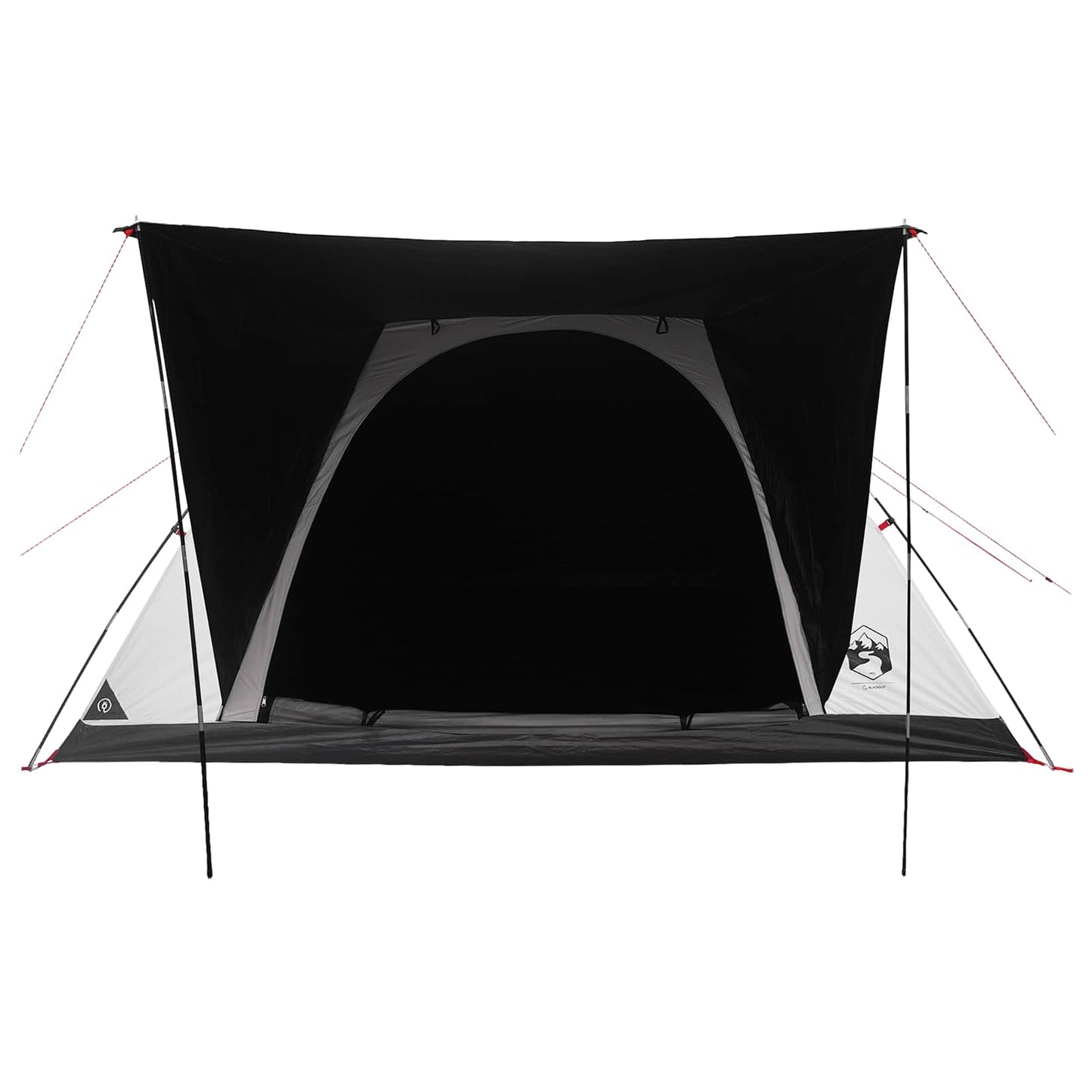 Camping telt Hvid Blackout 335 x 275 x 180 cm Polyester og Stål