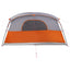 Tunneltelt Grå og orange 366 x 244 x 198 cm Polyester og Stål