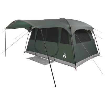 Tunneltelt Army Grøn 366 x 244 x 198 cm Polyester og Stål