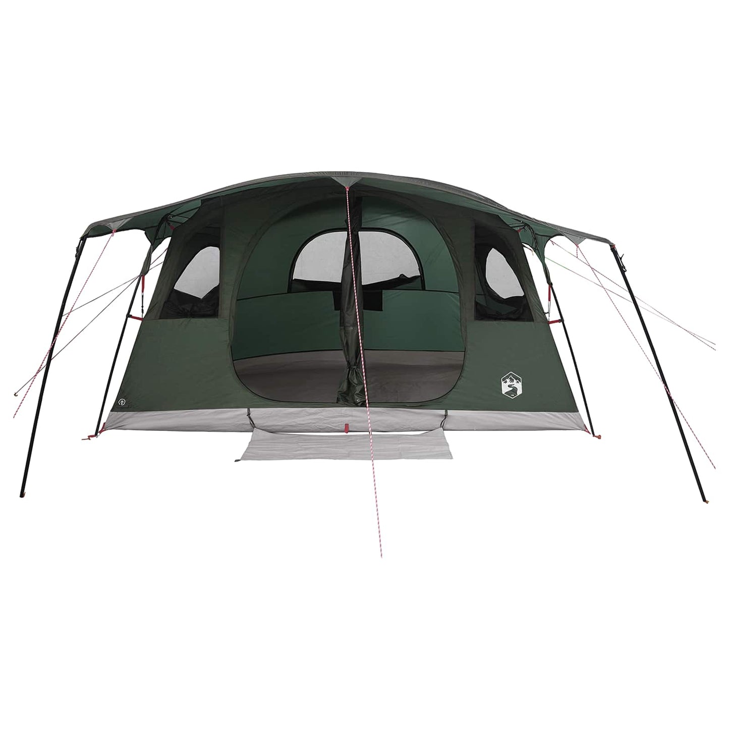 Tunneltelt Army Grøn 366 x 244 x 198 cm Polyester og Stål