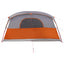 Tunneltelt Grå og orange 427 x 305 x 205 cm Polyester og Stål