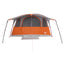 Tunneltelt Grå og orange 427 x 305 x 205 cm Polyester og Stål