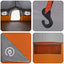 Familietelt Grå og orange 487 x 340 x 216 cm Polyester og Stål