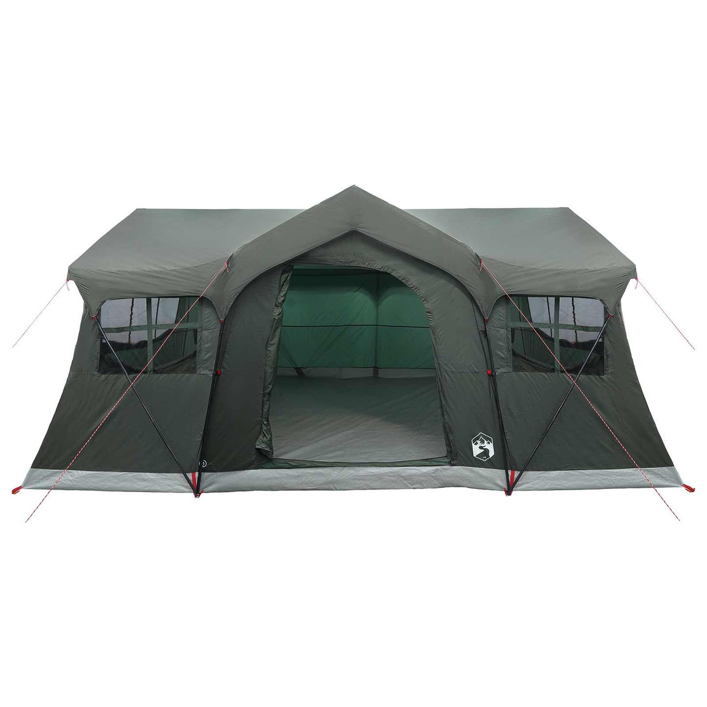 Familietelt Army Grøn 487 x 340 x 216 cm Polyester og Stål