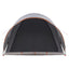 Tunneltelt Grå og orange 370 x 275 x 210 cm Polyester og Stål