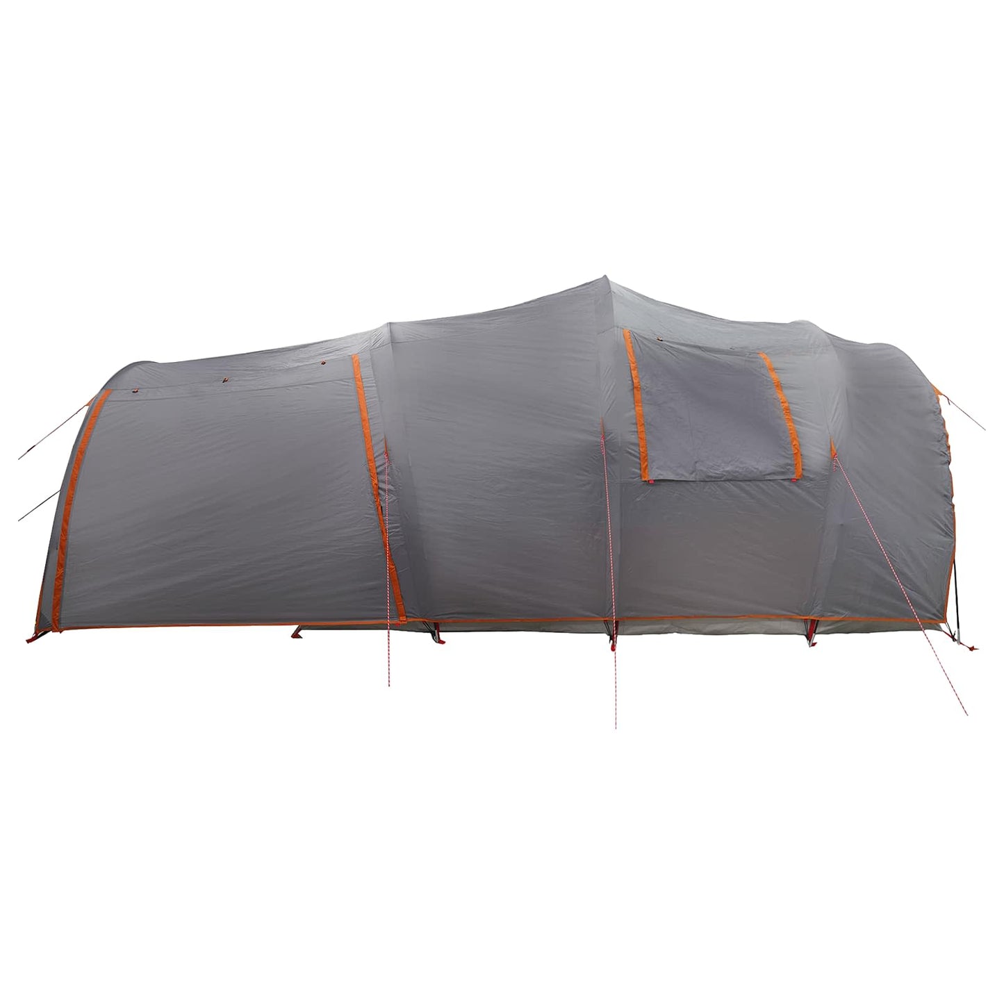 Tunneltelt Grå og orange 370 x 275 x 210 cm Polyester og Stål
