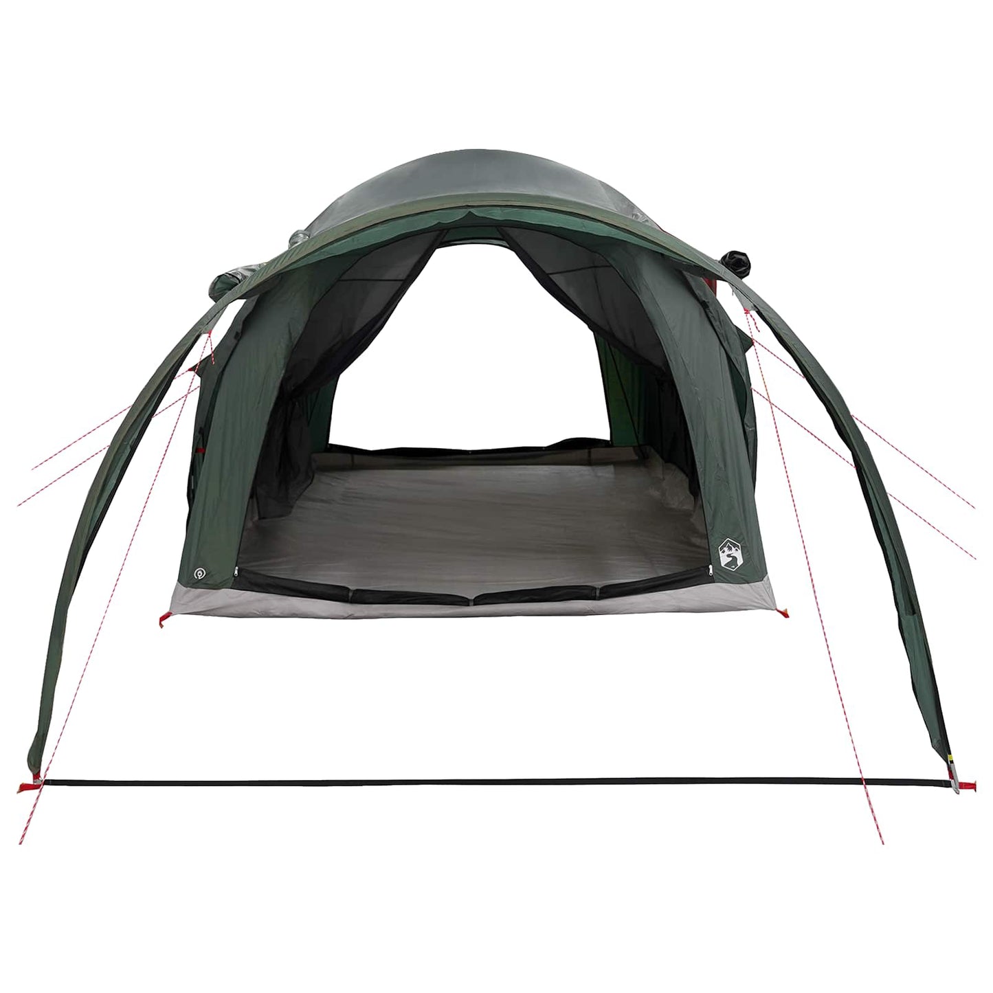 Tunneltelt Army Grøn 370 x 275 x 210 cm Polyester og Stål