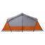 Hyttetelt Grå og orange 480 x 273 x 205 cm Polyester og Stål