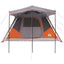 Familietelt Grå og orange 305 x 275 x 190 cm Polyester og Stål