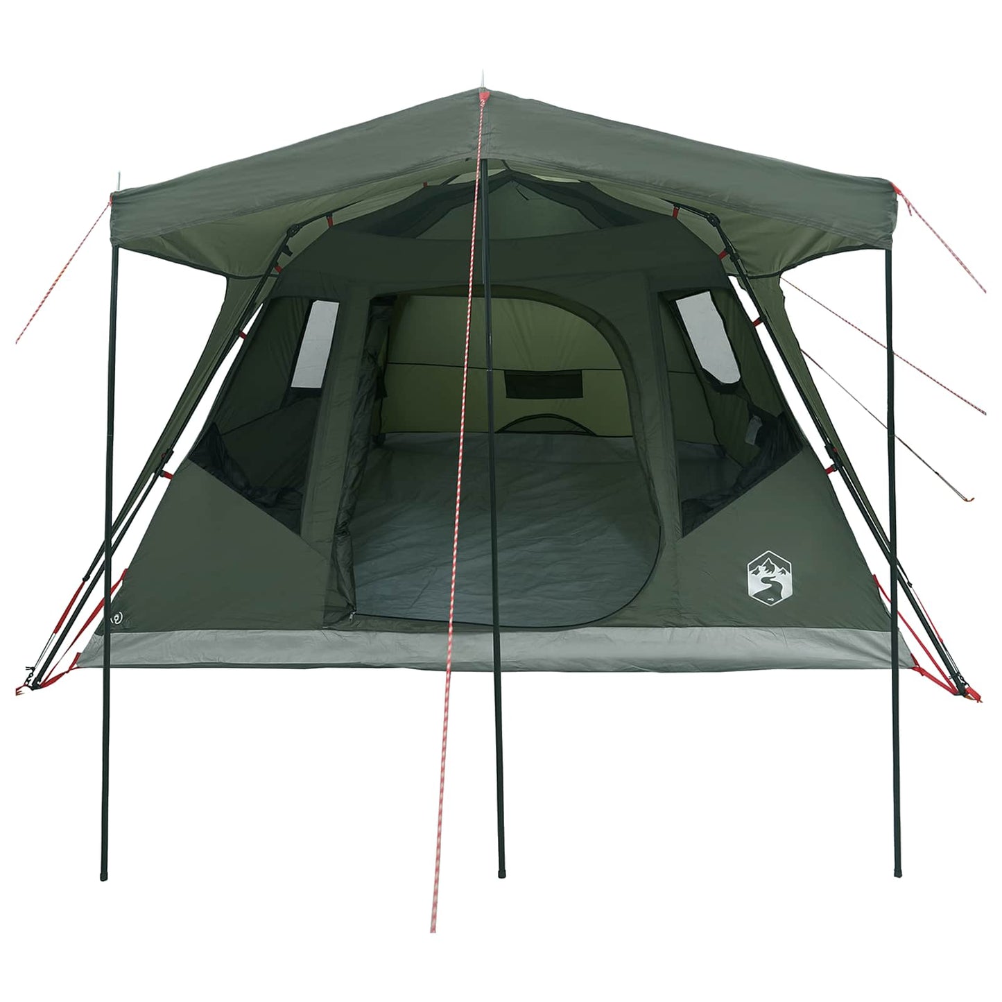 Familietelt Army Grøn 305 x 275 x 190 cm Polyester og Stål