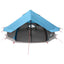 Tipi telt med tag Blå 700 x 700 x 395 cm Polyester og Stål