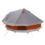 Tipi telt Grå og orange 700 x 700 x 395 cm Polyester og Stål